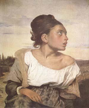 Eugene Delacroix Orphan Girl at the Cemetery (mk09) Germany oil painting art